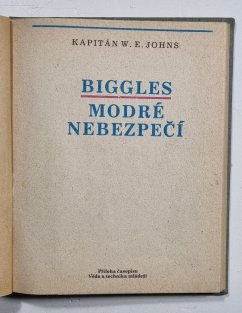 Biggles - Modré nebezpečí