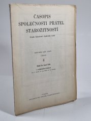 Časopis Společnosti přátel starožitností 4/1957 - 