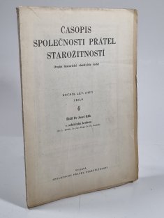 Časopis Společnosti přátel starožitností 4/1957