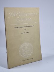 Historia Universitatis Carolinae Pragensis 1977 - Příspěvky k dějinám Univerzity Karlovy