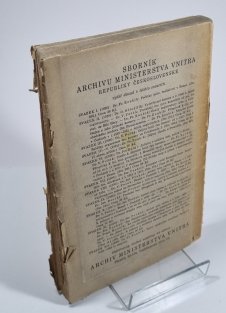 Sborník archivu ministerstva vnitra Republiky československé - svazek XII.