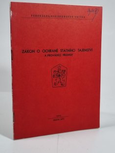 Zákon o ochraně státního tajemství a prováděcí předpisy