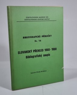Slovanský přehled 1968-1980 - Bibliografický soupis