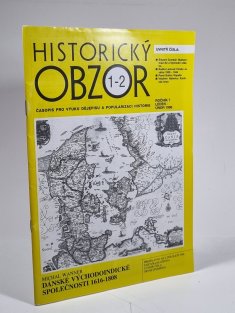 Historický obzor 1-2, ročník 7 / 1996