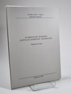 Iluminované rukopisy kapitulní knihovny olomoucké - Kánonové listy