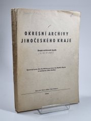 Okresní archivy Jihočeského kraje - Soupis archivních fondů - 