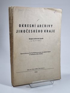 Okresní archivy Jihočeského kraje - Soupis archivních fondů