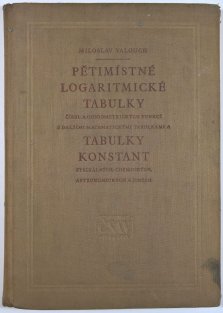 Pětimístné logaritmické tabulky a tabulky konstant
