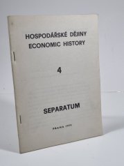Hospodářské dějiny 4 (Economic history) - 