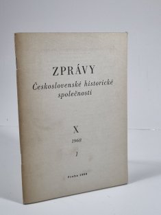 Zprávy Československé historické společnosti X/1968/1