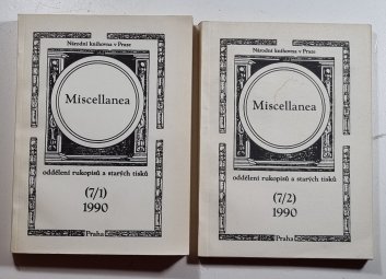 Miscellanea (7/1 + 7/2) 1990 