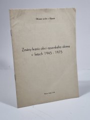 Změny hranic obcí opavského okresu v letech 1945-1975 - 