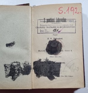 Z podání lidového / Obrázky ze Žďárských hor / Národopis IV. - Národové afričtí