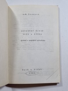 Duchovní život dnes a zítra