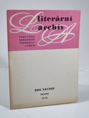 Emil Vachek (1889-1964) - Literární pozůstalost - 