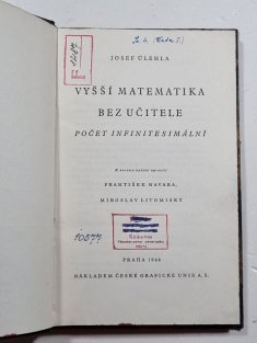 Vyšší matematika bez učitele