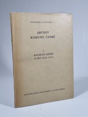 Archiv koruny české 7. - Katalog listin z let 1526-1576 - 