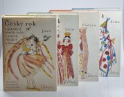 Český rok v pohádkách, písních, hrách a tancích, říkadlech a hádankách 1-4 ( Jaro + Léto+ Podzim + Zima ) - 