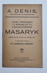 První president republiky československé Masaryk - 