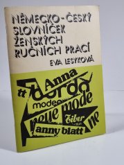 Německo-český slovníček ženských ručních prací - 