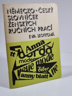Německo-český slovníček ženských ručních prací