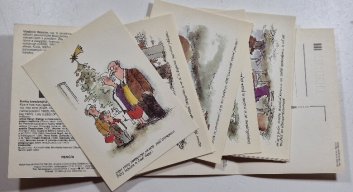 Vladimír Renčín - soubor pohlednic ( Výstavy do kapsy 3 )