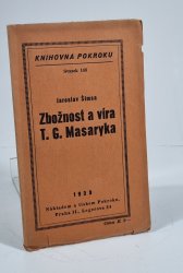 Zbožnost a víra T.G. Masaryka - 