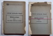 Státní katalog prací v průmyslu báňském I. + II. (Báňský průmysl) - Práce v hlubině, v uhelném lomu a na skývkách + Povrchová práce