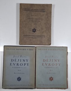 Dějiny Evropy v letech 1812-1870 I.+II-1, 2 (3 svazky)