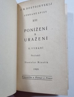 Ponížení a uražení