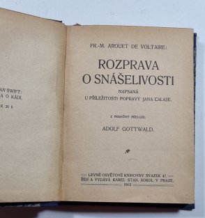 Rozprava o snášenlivosti I. + II. díl