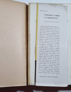 Filosofie umění a náboženství a jejich vztah k mravnosti a státu