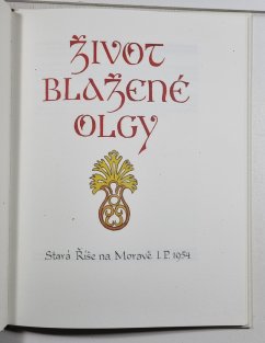 Život blažené Olgy