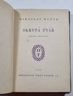 Skrytá tvář - kniha essayí