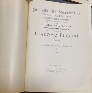 Die kleine Frau Schmetterling (Madame Butterfly)
