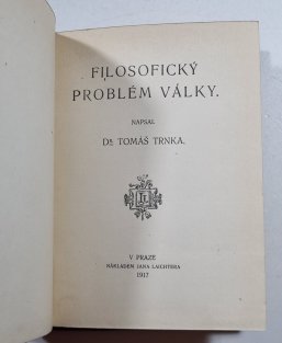 Filosofický problém války