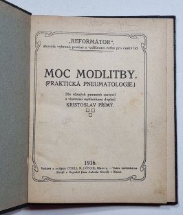 Moc modlitby (praktická pneumatologie)