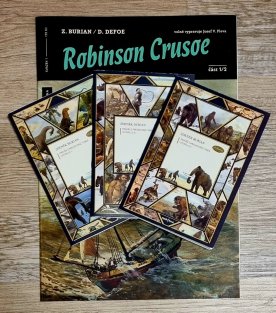 Zdeněk Burian - Leprelo Pravěk  I. + II. + III. (sada 3ks) - BONUS!!!