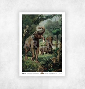 Zdeněk BURIAN - Deinotherium gigantissimum (1940) - A4 