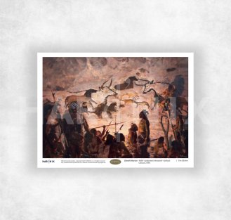 Zdeněk BURIAN - Malíř v podzemní obrazárně v jeskyni Lascaux (1958) - A4