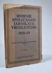 Sborník společnosti Jaroslava Vrchlického 1921-23 - 