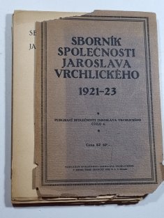 Sborník společnosti Jaroslava Vrchlického 1921-23