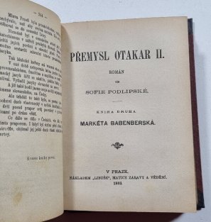 Přemysl Otakar II., kniha I.-III.