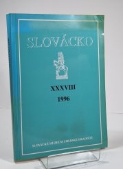 Slovácko XXXVIII / 1996 (práce, materiály, zprávy) - 