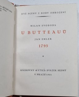 Dvě scény z období obrození  - U Butteauů / 1795 