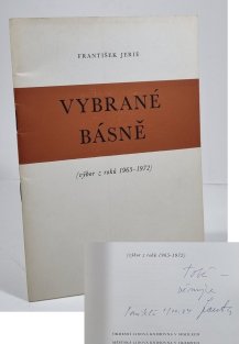 Vybrané básně (výbor z roků 1965-1972)