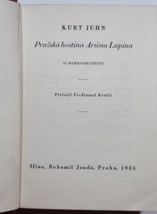 Pražská hostina Arsèna Lupina