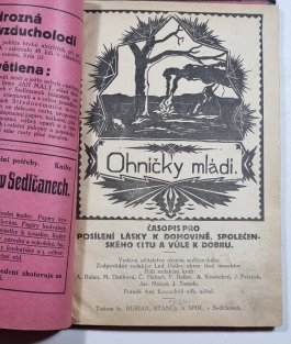 Ohníčky mládí roč. I. - 1924, číslo 4