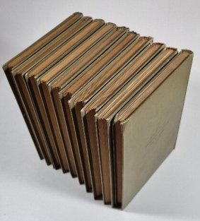 Spisy Waltera Scotta (10 svazků) - Waverley, Ivanhoe, Quentin Durward, Železná pěst, Hrabě pařížský