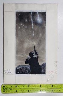 Originál ilustrace - Zdeněk Burian - Kamarádi z And 